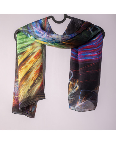 FOULARD 'O' SATINE DE SOIE IMP 1.05 ACF