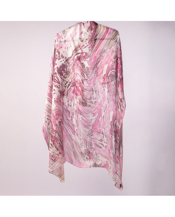 FOULARD 'O' SATINE DE SOIE IMP 1.05 ACF