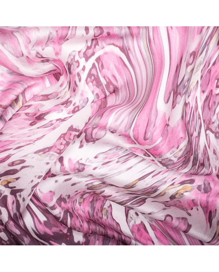 FOULARD 'O' SATINE DE SOIE IMP 1.05 ACF