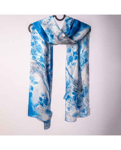 Aalam Châle | Printed Shawls Silk Fiber | CHALE 'O' FIBRE DE SOIE IMP 0.55 X 1.70 ACF | 119,00 MAD | Casablanca, Morocco