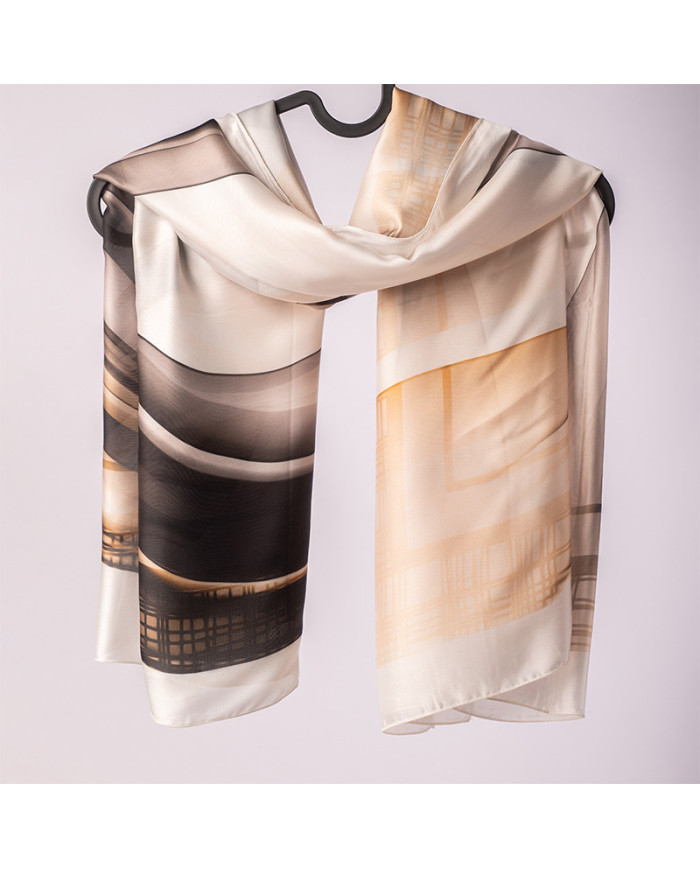 عالم الشال | فولارات مطبوعة بيلا سواي | FOULARD DIGI BELLA SOIE IMP 1.20 | 120,00 MAD | الدار البيضاء، المغرب