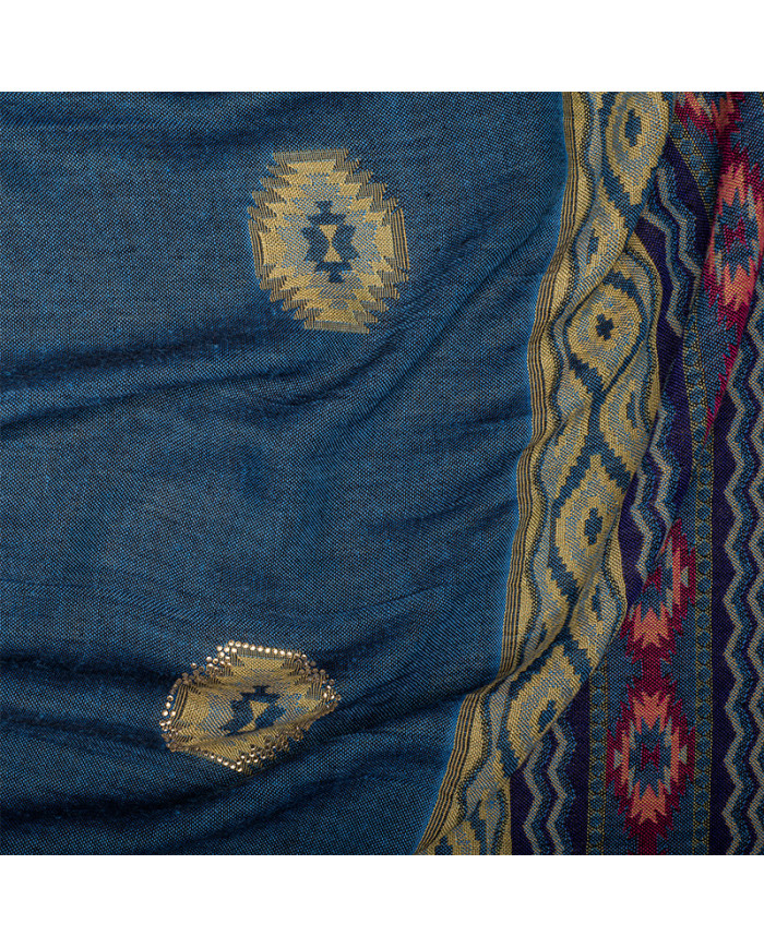 FOULARD EXTRA JAQUARD EFF STRASS A0381
