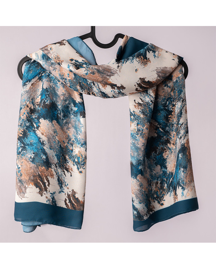 Aalam Châle | FD DIGI CREPE ETOILE | Châle Maroc Foulard Femme