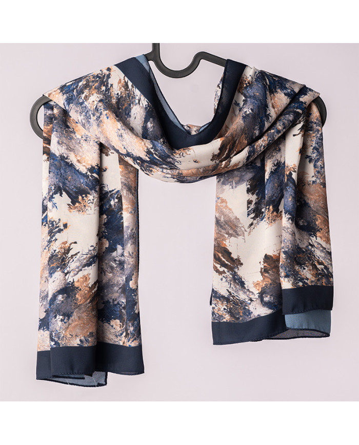Aalam Châle | Foulards Imprimés Crêpe Étoile | FD DIGI CREPE ETOILE IMP 1.05 ACF | 70,00 MAD | Casablanca, Maroc