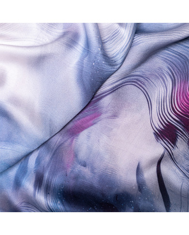CH 'O' SATINE DE SOIE | Châle Maroc | Foulard Femme | Aalam Châle