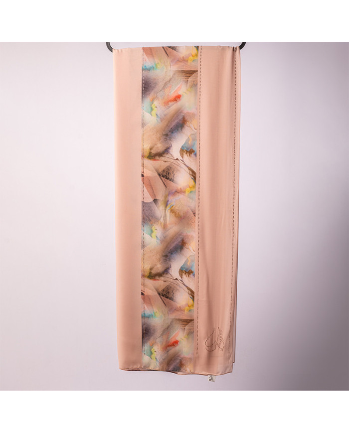 CHALE STRASS DIGI CREPE ASSIL IMP 0.70 X 1.80