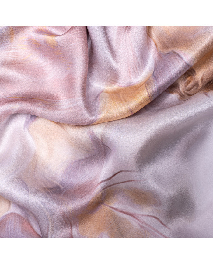 Aalam Châle | CH 'O' SATINE DE SOIE | Châle Maroc Foulard Femme