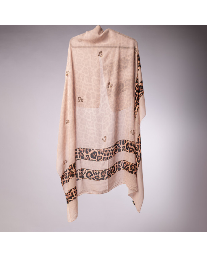 FOULARD DIGI INDO CHIFFON STRASS IMP 1.05 ACF