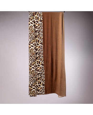 عالم الشال | شالات مطبوعة ليكرا فيسكوز | CHALE LYCRA (1-3) VISCOSE AS STRASS IMP ACF | 160,00 MAD | الدار البيضاء، المغرب