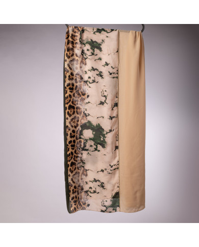 عالم الشال | شالات مطبوعة إندو شيفون | CHALE PATCHALE (4-6) DIGI INDO CHIFFON IMP KBD ACF | 180,00 MAD | الدار البيضاء، المغرب