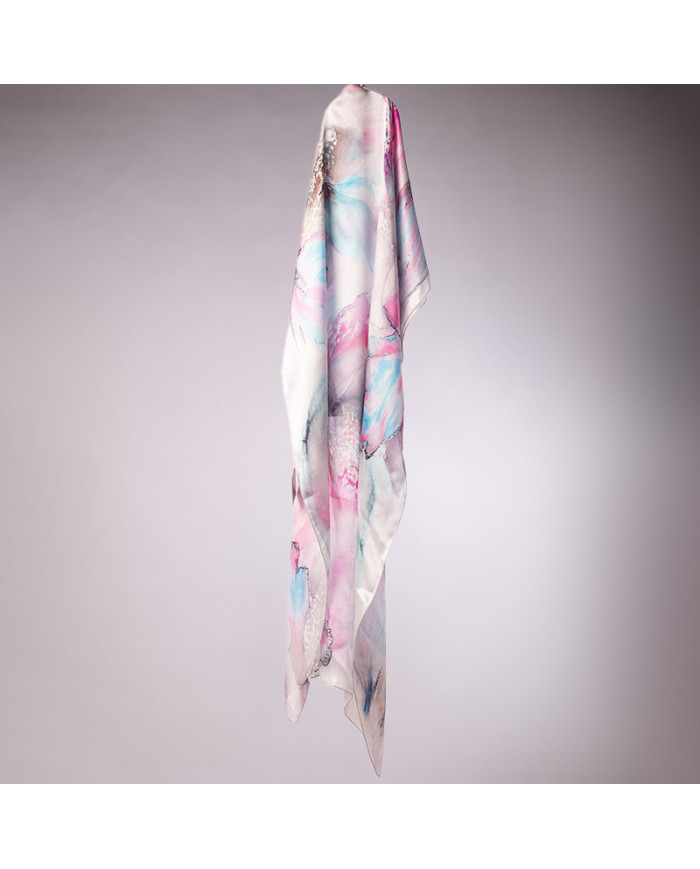 Aalam Châle | CHALE 'O' SATINE DE | Châle Maroc Foulard Femme