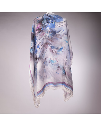 عالم الشال | فولارات مطبوعة ساتان الحرير | FOULARD 'O' SATINE DE SOIE IMP 1.05 ACF | 239,00 MAD | الدار البيضاء، المغرب