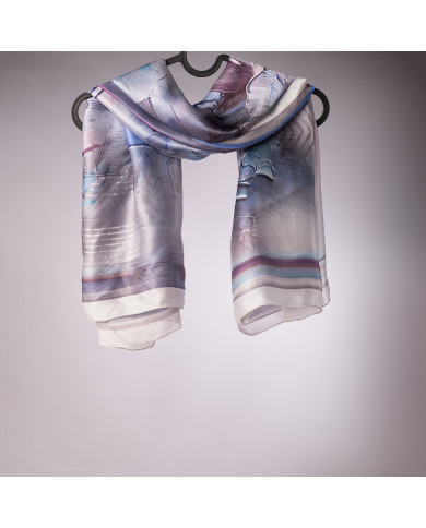 FOULARD 'O' SATINE DE SOIE IMP 1.05 ACF