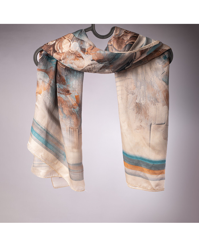 FOULARD 'O' SATINE DE | Made in Morocco — Châle Maroc | Aalam Châle