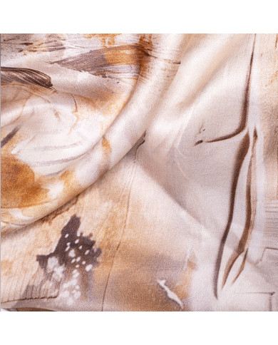 FOULARD 'O' SATINE DE SOIE IMP 1.05 ACF