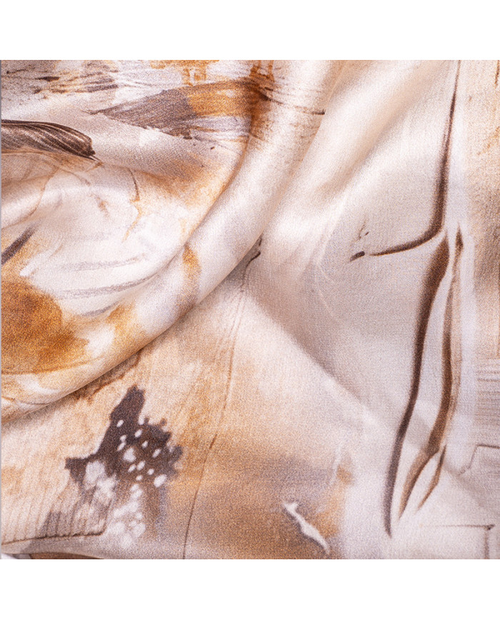 Aalam Châle — FOULARD 'O' SATINE DE | Châle Maroc Made in Morocco