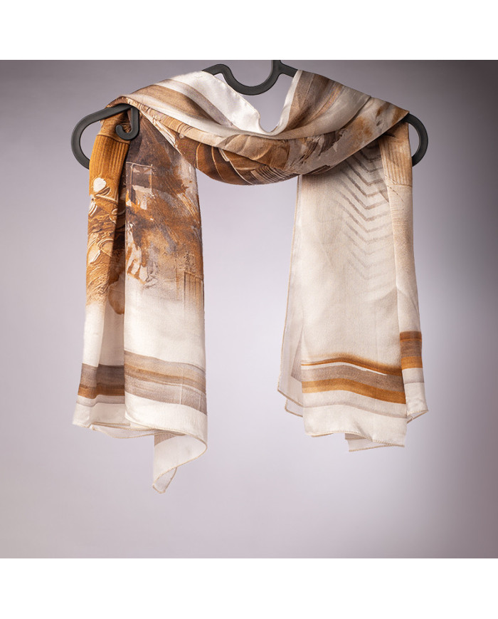 FOULARD 'O' SATINE DE SOIE IMP 1.05 ACF