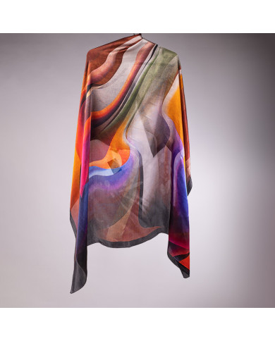 FOULARD 'O' SATINE DE SOIE IMP 1.05 ACF