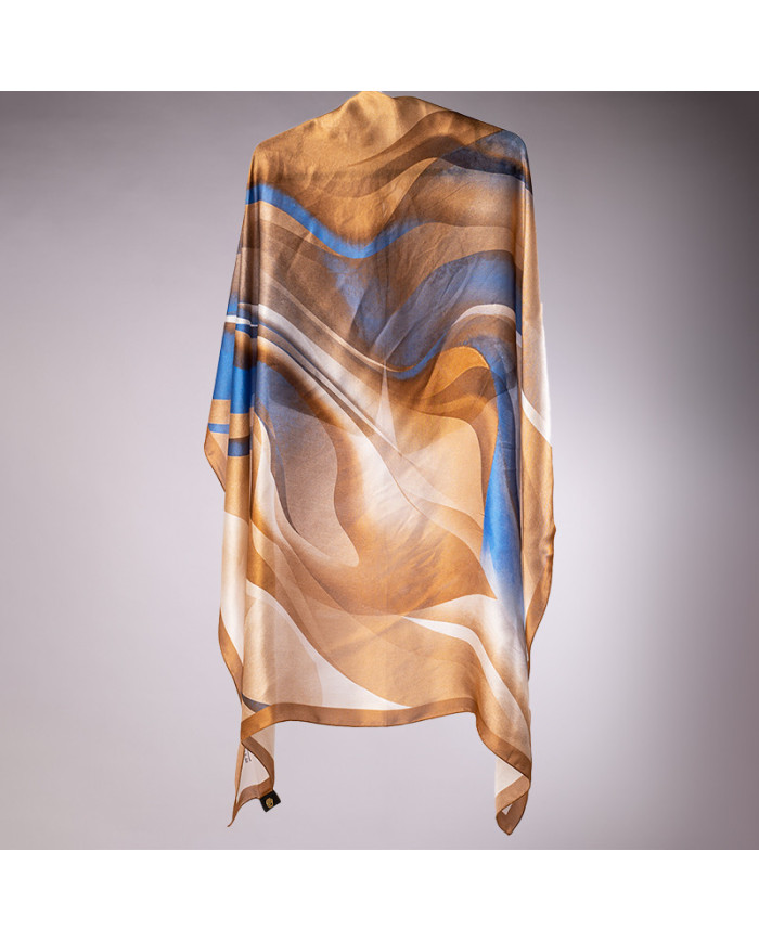 FOULARD 'O' SATINE DE SOIE IMP 1.05 ACF