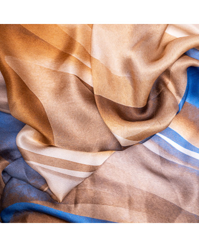 FOULARD 'O' SATINE DE SOIE IMP 1.05 ACF