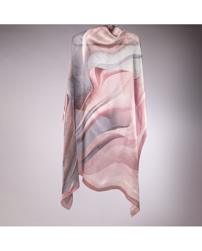 FOULARD 'O' SATINE DE SOIE IMP 1.05 ACF