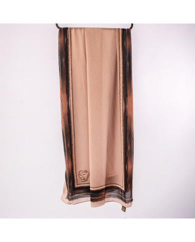 CHALE DIG (4-6) INDO CHIFFON STRASS IMP 0.70 X 1.80