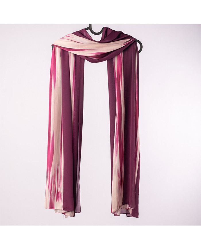 CHALE STRASS (4-6) DIGI CREPE ETOILE IMP 0.70 X 1.80