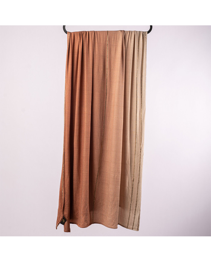 CHALE LYCRA (10-12) VISCOSE DEGRADE STRASS 70X180 ACF