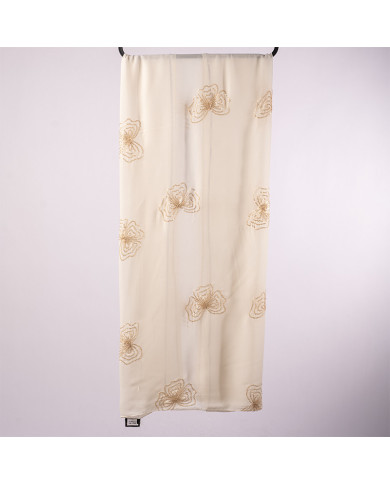 Aalam Châle | Solid Shawls Premium Fabric | CHALE INDO BRD STRASS UNI 0.70 X 180 (2LA072) KBD | 129,00 MAD | Casablanca, Morocco