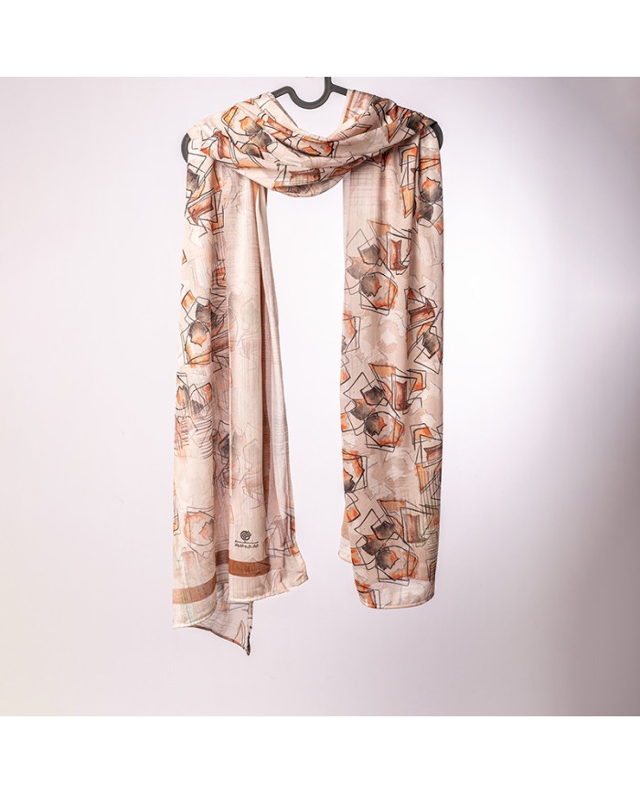 Aalam Châle | Châles Imprimés Lycra Crêpe | CHALE LYCRA CREPE AS IMP 0.70 X 1.80 ACF | 70,00 MAD | Casablanca, Maroc