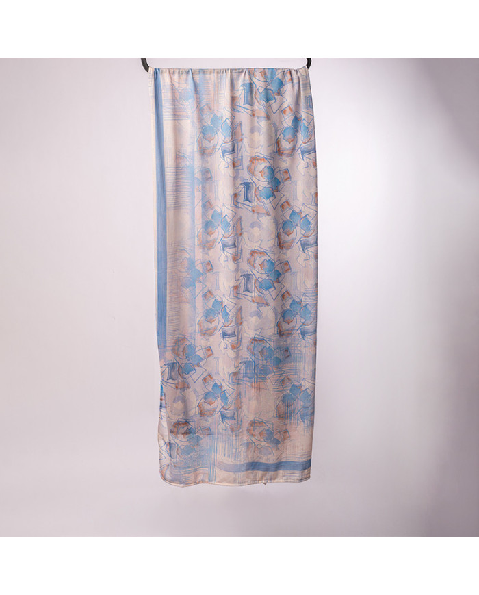 Aalam Châle | Printed Shawls Lycra Crepe | CHALE LYCRA CREPE AS IMP 0.70 X 1.80 ACF | 70,00 MAD | Casablanca, Morocco
