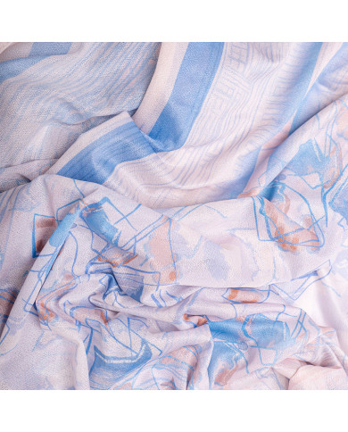 Aalam Châle | Printed Shawls Lycra Crepe | CHALE LYCRA CREPE AS IMP 0.70 X 1.80 ACF | 70,00 MAD | Casablanca, Morocco