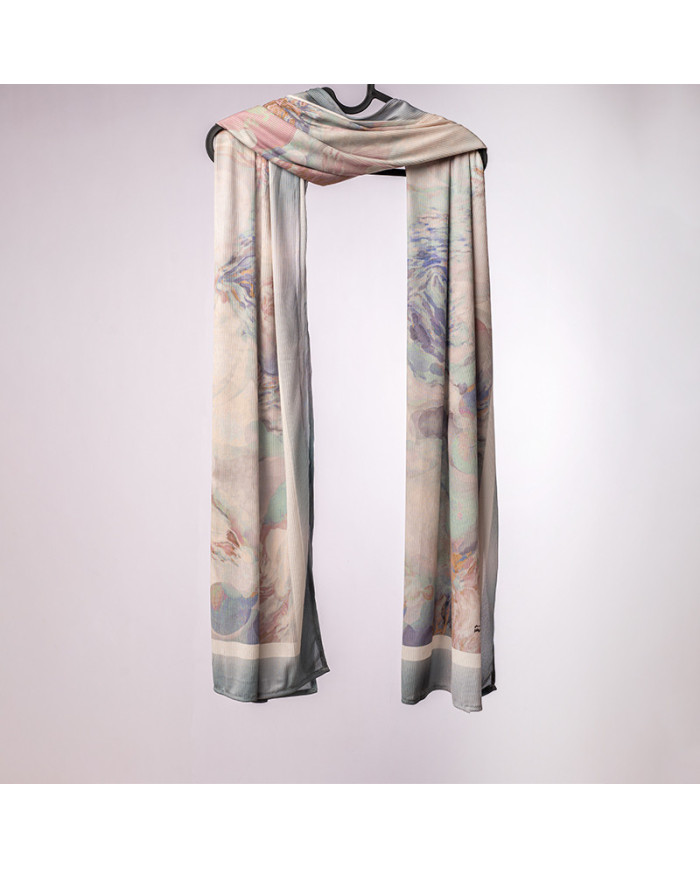 Aalam Châle | Printed Shawls Premium Lycra | CHALE LYCRA DIGI EXTRA FIN IMP 0.75 X 1.90 ACF | 70,00 MAD | Casablanca, Morocco