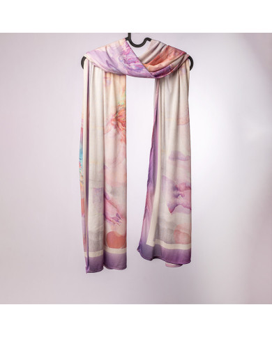 Aalam Châle | Printed Shawls Premium Lycra | CHALE LYCRA DIGI EXTRA FIN IMP 0.75 X 1.90 ACF | 70,00 MAD | Casablanca, Morocco