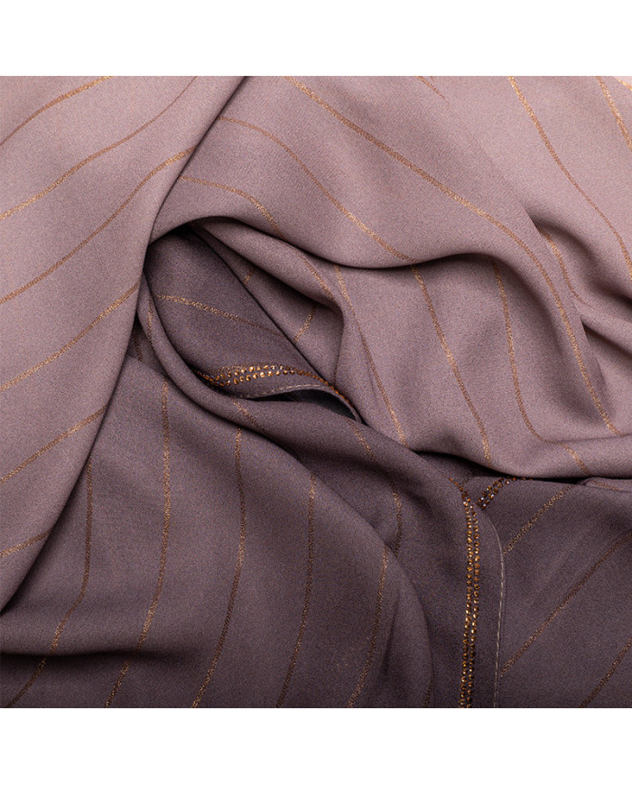 Aalam Châle | Printed Shawls Lurex Crepe | CHALE DIGI CREPE LUREX STRASS IMP 0.70 X 1.80 ACF | 139,00 MAD | Casablanca, Morocco