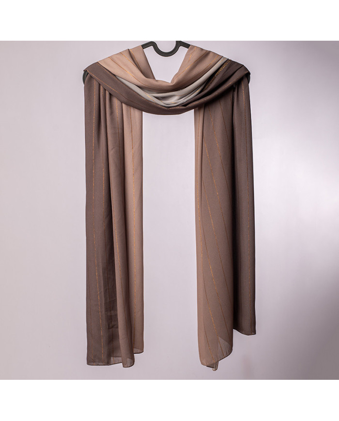 CHALE DIGI CREPE LUREX STRASS IMP 0.70 X 1.80 ACF