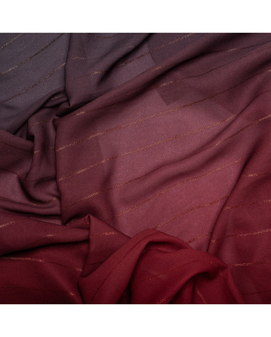 CHALE DIGI CREPE LUREX STRASS IMP 0.70 X 1.80 ACF