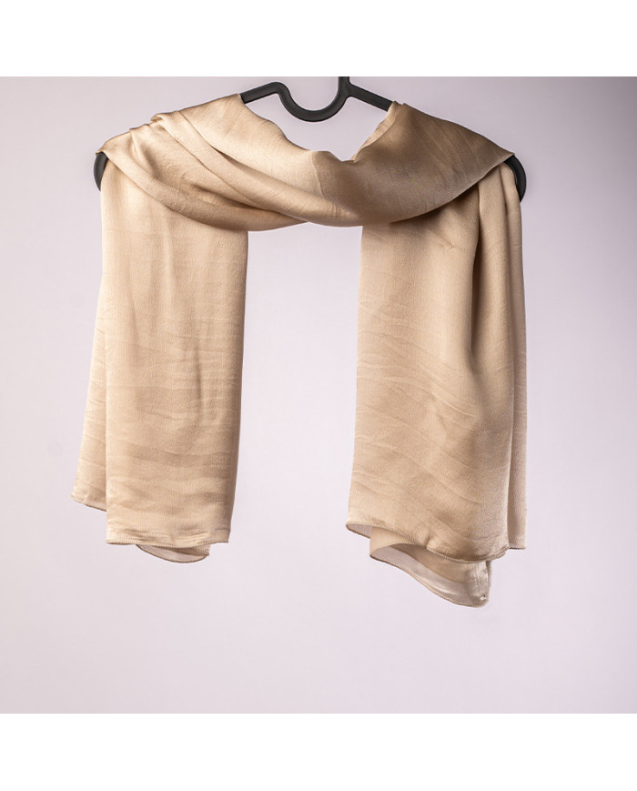FOULARD 'O' SATINE DE SOIE UNI 1.05 ACF