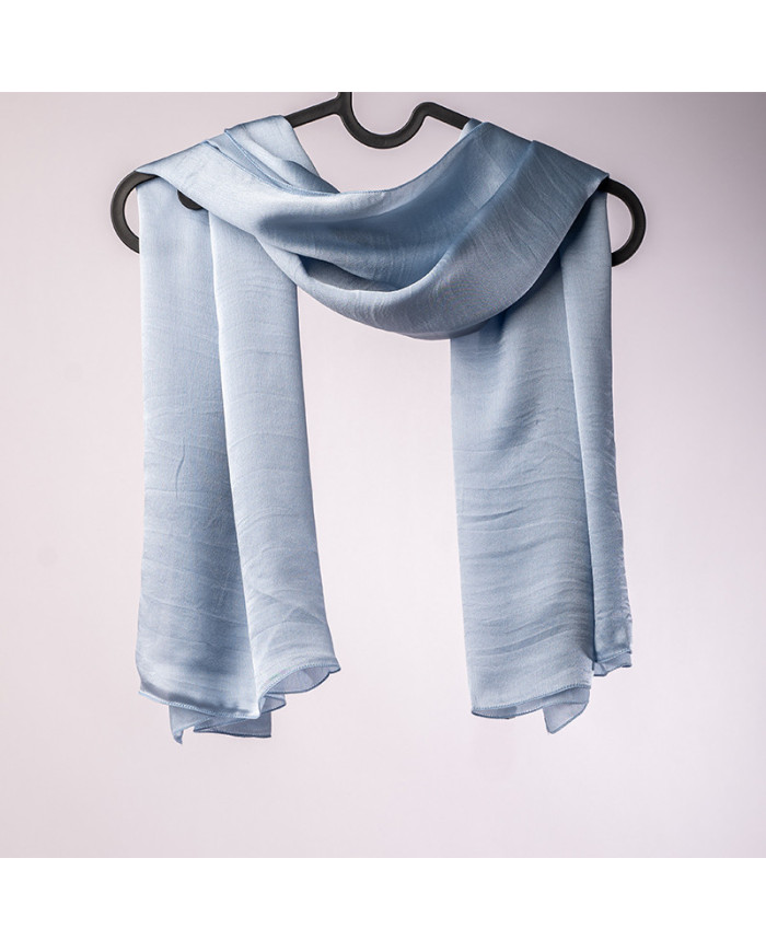 FOULARD 'O' SATINE DE SOIE UNI 1.05 ACF