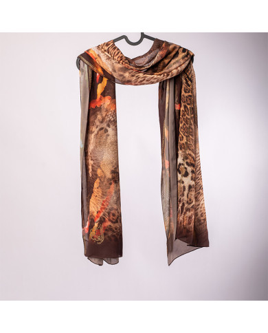 عالم الشال | شالات مطبوعة إندو شيفون | CHALE DIG (10-12) INDO CHIFFON STRASS IMP KBD ACF | 200,00 MAD | الدار البيضاء، المغرب