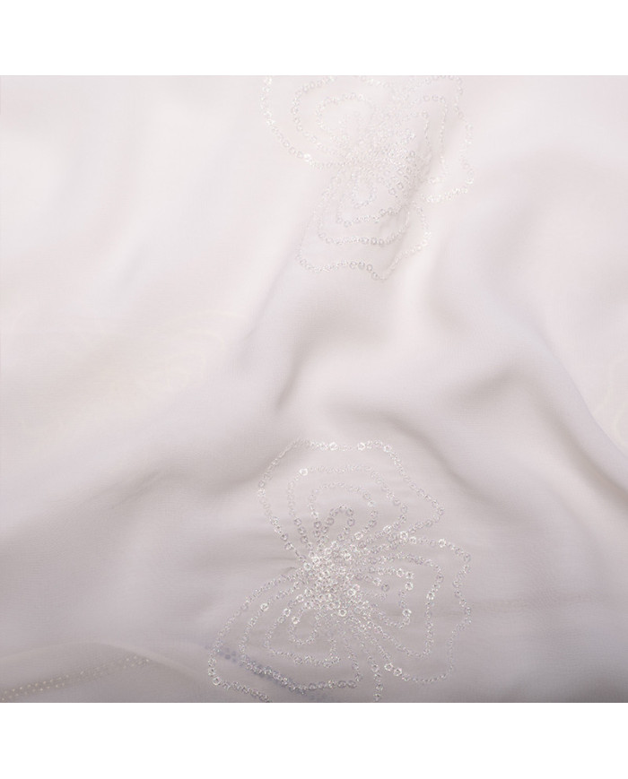 Aalam Châle | Solid Shawls Premium Fabric | CHALE INDO BRD STRASS UNI 0.70 X 180 (2LA072) KBD | 129,00 MAD | Casablanca, Morocco