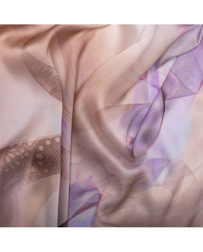 عالم الشال | فولارات مطبوعة فطون | FOULARD DIGI FOUTOUNE IMP 1.05 ACF | 70,00 MAD | الدار البيضاء، المغرب