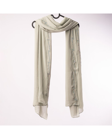 Aalam Châle | CHALE INDO CHIFFON | Châle Maroc Foulard Femme