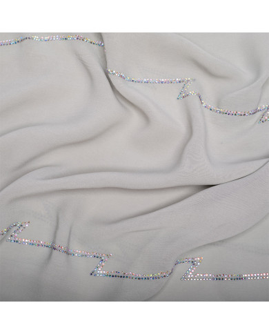 CHALE INDO CHIFFON STRASS A0016 UNI ACF