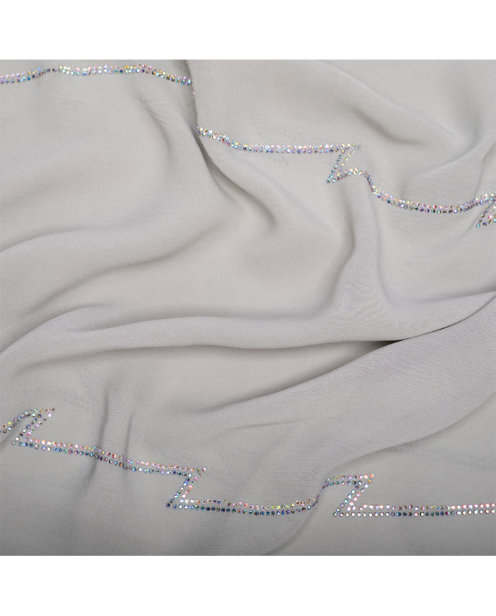 عالم الشال | شالات سادة إندو شيفون | CHALE INDO CHIFFON STRASS A0016 UNI ACF | 149,00 MAD | الدار البيضاء، المغرب