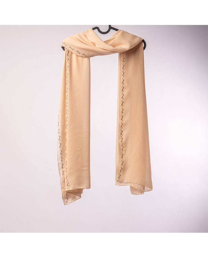 CHALE STRASS INDO CHIFFON A0018 UNI 0.70 X 1.80 ACF