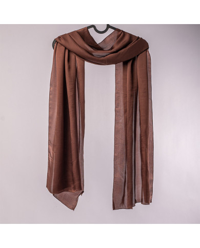 CHALE 'O' SATINE DE SOIE UNI 0.55 X 1.70 ACF