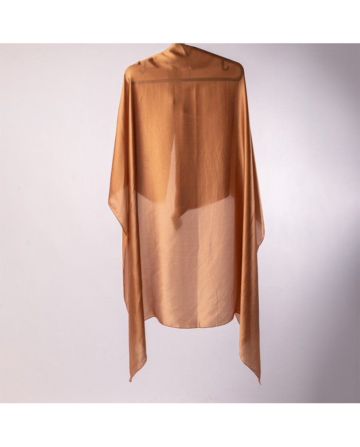 FOULARD 'O' SATINE DE SOIE UNI 1.05 ACF