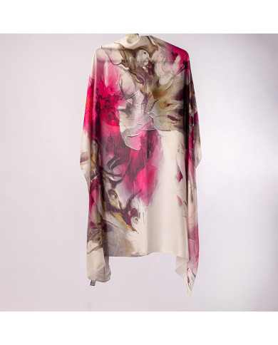 FOULARD 'O' FIBRE DE SOIE IMP 1.05 ACF