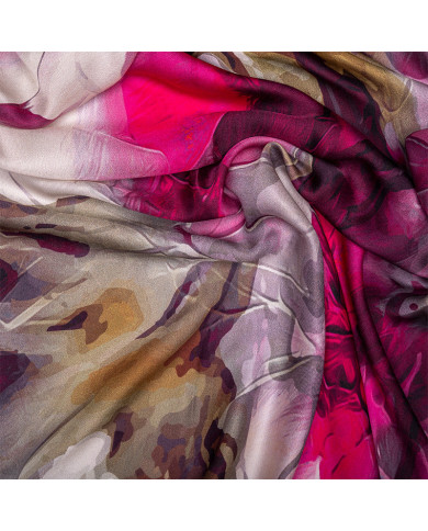 FOULARD 'O' FIBRE DE SOIE IMP 1.05 ACF